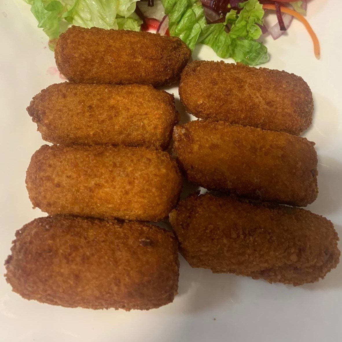 croquetas de marisco