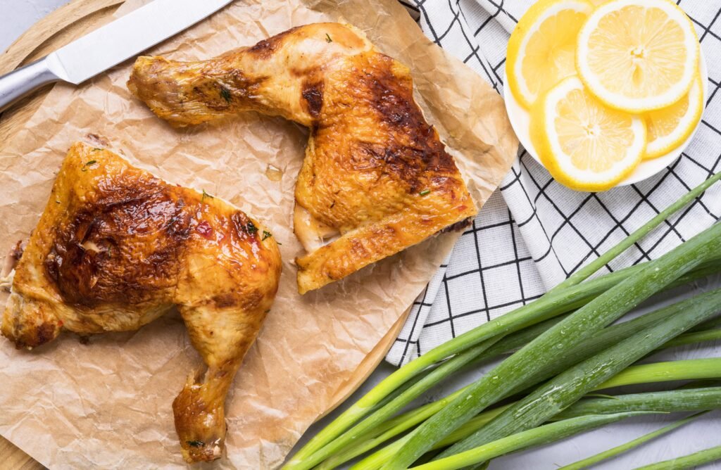 receta con sobras pollo asado
