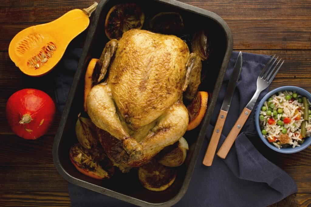 receta de pollo asado horno